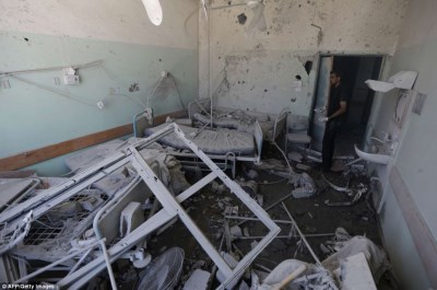 Al Aqsa Hospital after Israeli attacks